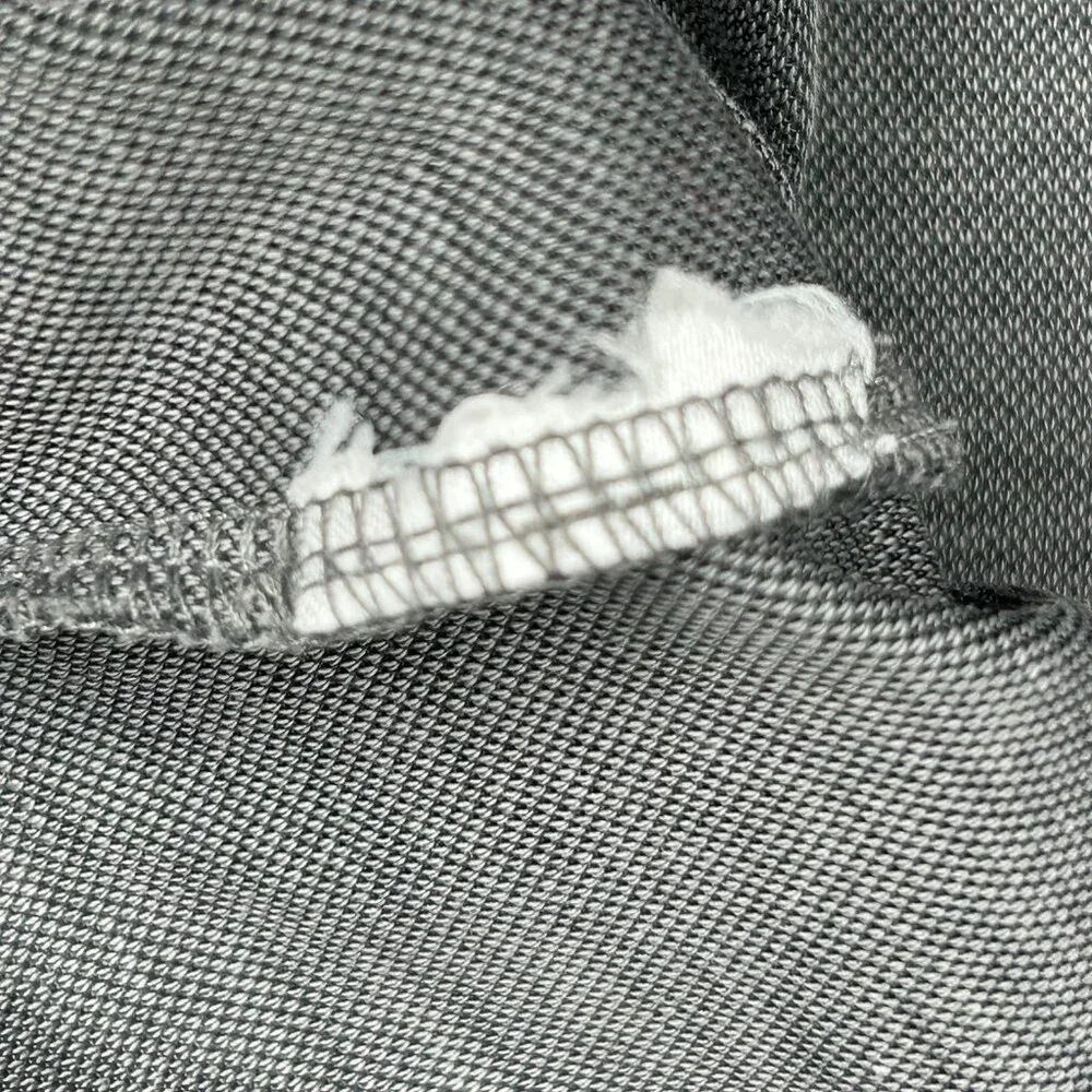 Travis Mathew Polo Shirt Mens Large Gray Priest Lake Golf Course Beer Palm Print - Picture 6 of 15